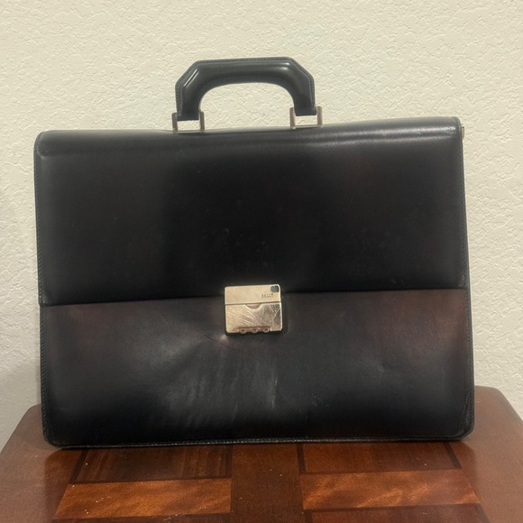 Bally Other - Bally Jelso Black Calf Briefcase in black